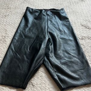 Commando pleather bike shorts